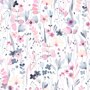 An Elegant Pink And White Floral Design To Bring Joy To Any Space Wallpaper