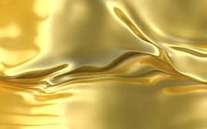 An Emerald-green Background Highlights The Glimmering Lustre Of Metallic Gold Wallpaper