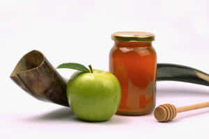 An Enchanting Depiction Of Rosh Hashanah Festivities Wallpaper