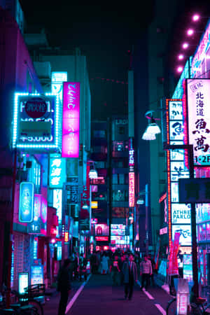 An Enlightened View Of The City Wallpaper