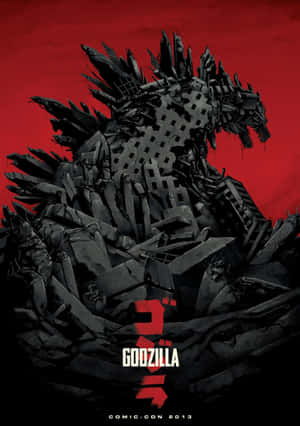 An Enraged Godzilla Terrorizes The City In 1998 Movie Wallpaper