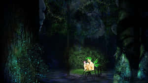 An Evil Fairy Looms In The Darkness. Wallpaper