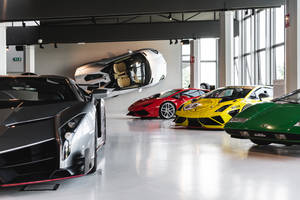 An Exclusive Look Into The Luxury Car Museum Wallpaper