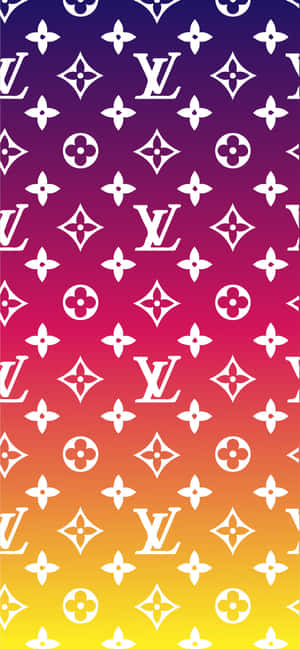 An Eye-catching Louis Vuitton Pattern Wallpaper