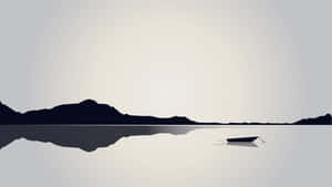 An Eye-catching Minimalist Black And White Wallpaper Wallpaper