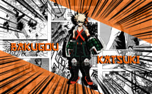 An Inspiring Aesthetic Of Pro Hero Bakugou Wallpaper