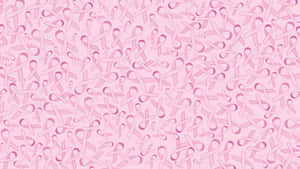 An Inspiring Pink Ribbon For Breast Cancer Awareness On A Beautiful Abstract Background Wallpaper