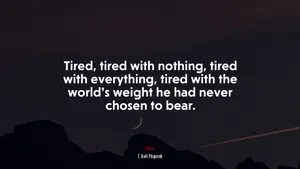 An Inspiring Quote About Overcoming Lethargy Wallpaper