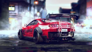An Intense Chase Scene In Need For Speed Pc Game Wallpaper