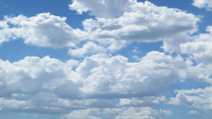 An Ordinary Yet Striking Cloud Shape In The Sky. Wallpaper