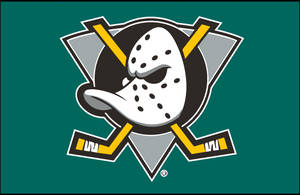 Anaheim Ducks Official Nhl Team Logo Wallpaper