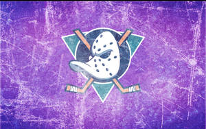 Anaheim Ducks Purple Rink Wallpaper