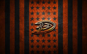 Anaheim Ducks Star Flag Wallpaper