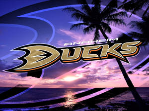 Anaheim Ducks Tahiti Beach Wallpaper