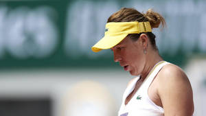 Anastasia Pavlyuchenkova In Concentration Mode Wallpaper