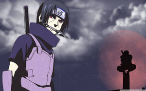 Anbu Itachi Uchiha Dark Clouds Wallpaper