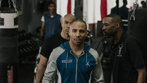 Andre Ward In Blue Jacket Wallpaper