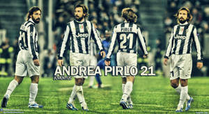 Andrea Pirlo Front And Rear Shot Wallpaper