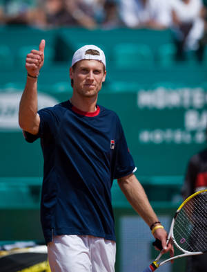 Andreas Seppi Thumbs Up Wallpaper