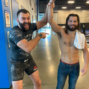 Andrei Arlovski And Friend Wallpaper