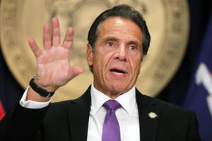 Andrew Cuomo And His Right Hand Wallpaper