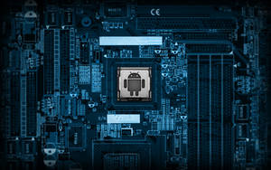 Android Blue Technology Wallpaper