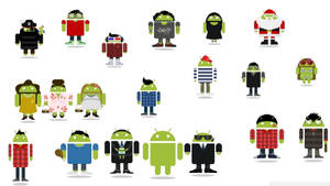 Android Characters Wallpaper