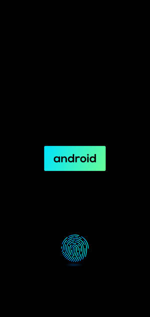 Android Fingerprint Phone Wallpaper