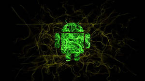 Android Green Robot Hacker 4k Wallpaper