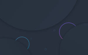 Android Material Design Dark Circles Wallpaper