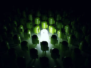Android Robot Army Wallpaper