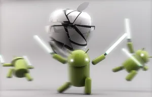 Android Robot Warriors Wallpaper