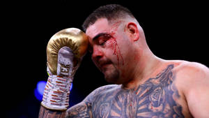 Andy Ruiz Bloody Eye Wallpaper