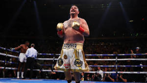 Andy Ruiz In Boxing Ring Wallpaper