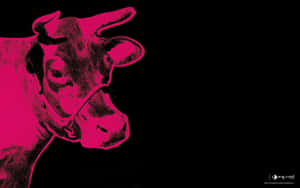 Andy Warhol Pink Cow Wallpaper