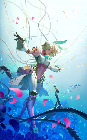 Angela Mobile Legends Floral Elf Wallpaper