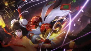 Angela Skin In Mobile Legends Wallpaper