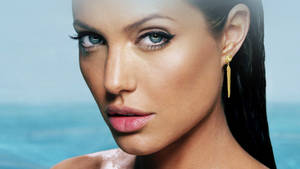 Angelina Jolie Beautiful Actress Hd Close-up Wallpaper