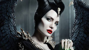 Angeline Jolie Maleficent Side View Wallpaper