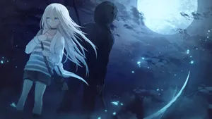 Angels Of Death Bright Full Moon Wallpaper