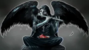 Angels Of Death Playing Flute Wallpaper
