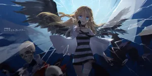 Angels Of Death Rachel With Gun Wallpaper