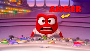 Anger Inside Out Confused Wallpaper