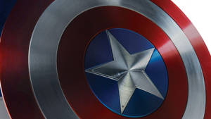 Angled Captain America Shield Wallpaper