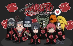 Angry Akatsuki Chibi Wallpaper