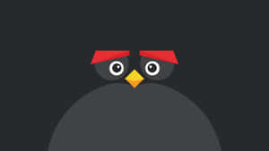 Angry Birds Red Character Icon Wallpaper