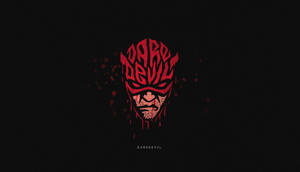 Angry Daredevil Abstract Wallpaper