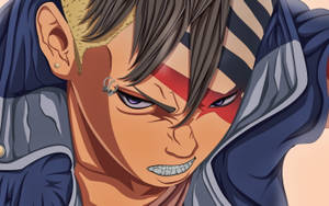 Angry Kawaki Close-up Wallpaper