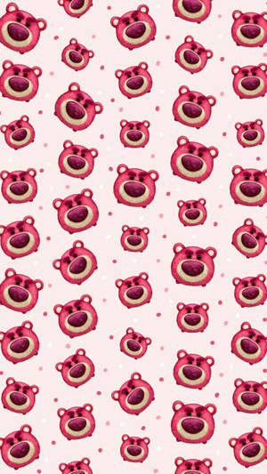 Angry Mini Lotso Pattern Wallpaper