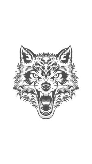 Angry Wolf Head Hd Tattoo Wallpaper